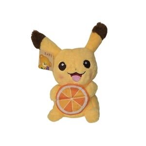Pokemon Plush Mascot Pikachu Hiroshima R lemon Japan Stuffed Animal Toy 9" H New